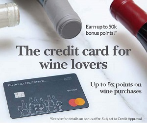 Tarjeta de crédito de vino para los amantes del vino |  Winetraveler.com