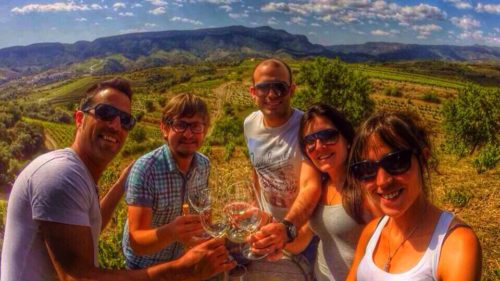 Disfrutando de la región vinícola del Priorat de España