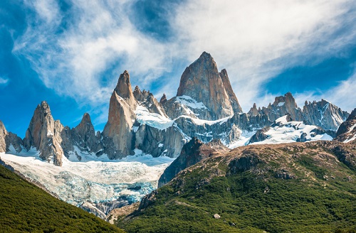 Lugares épicos para visitar en Argentina: Montaña Fitz Roy en la Patagonia, Argentina