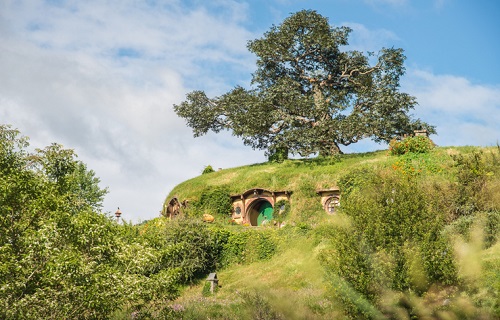 Hobbiton en Waikoto, Nueva Zelanda