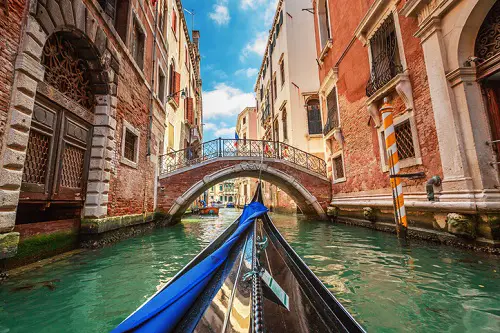 Itinerario del viaje a Venecia Italia