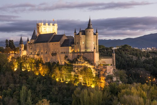 Castillos Europeos |  El Alcázar de Segovia, España |  Winetraveler.com