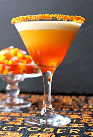 Las mejores bebidas de cóctel de Halloween con alcohol: Candy Corn Mimosa