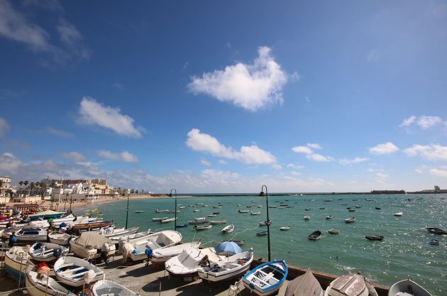 Cádiz, playa de la Caleta