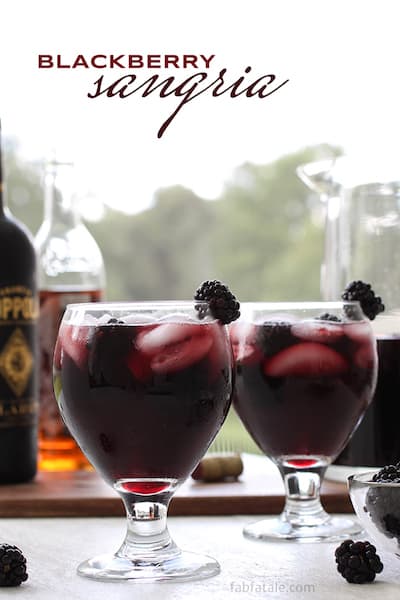 Receta de sangría de vino tinto de moras |  Sangría de vino tinto para el verano |  Winetraveler.com