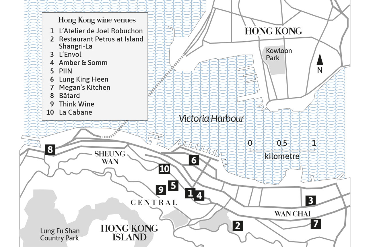 mapa de hong kong